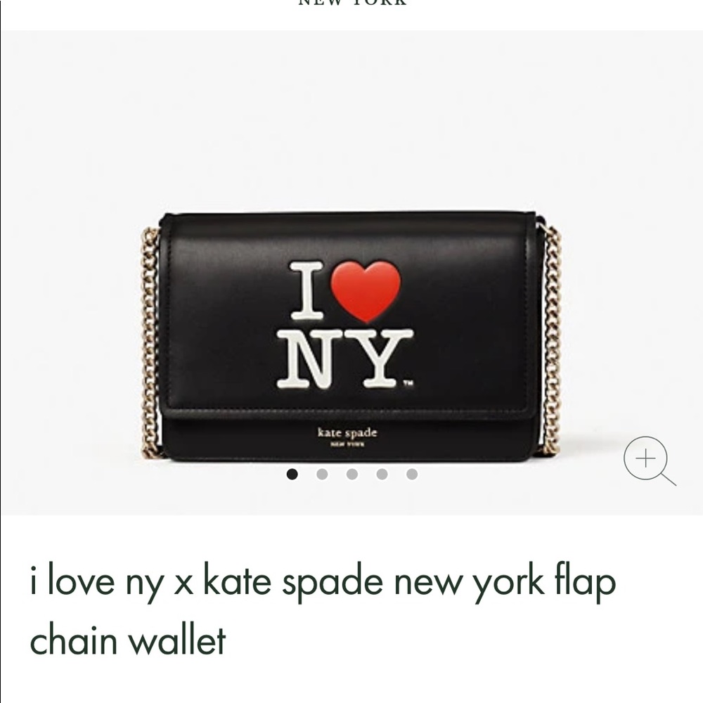 I love ny x Kate spade wallet with chain